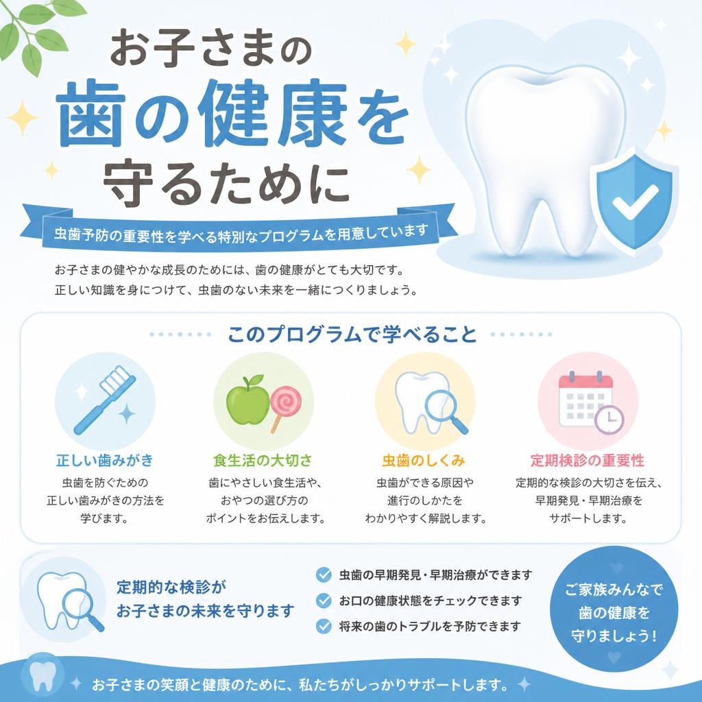 虫歯を未然に防ぐための取り組み