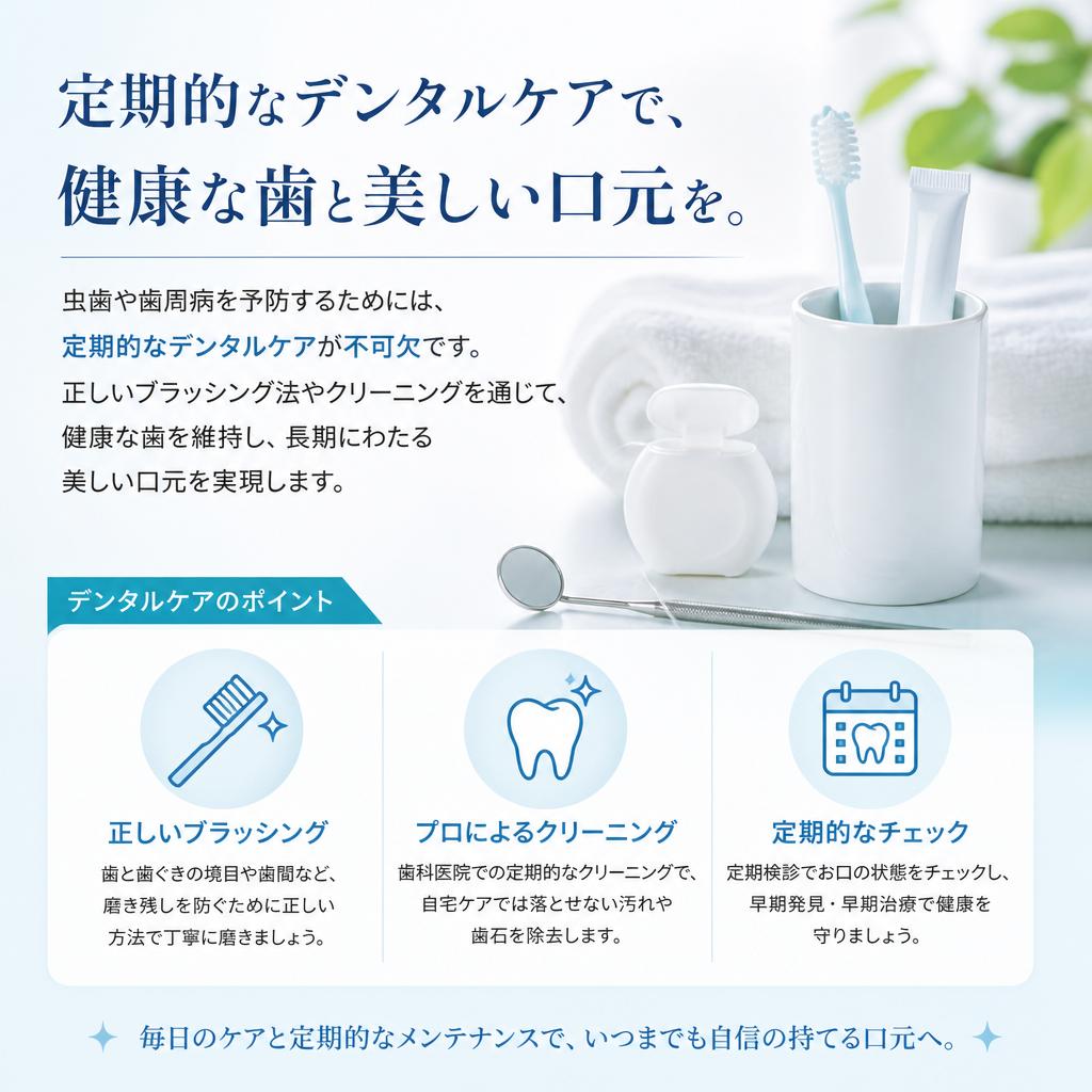 デンタルケアの重要性
